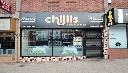 Photo of Chillis Indian restaurant with takeaway and delivery in Sherwood, Nottingham