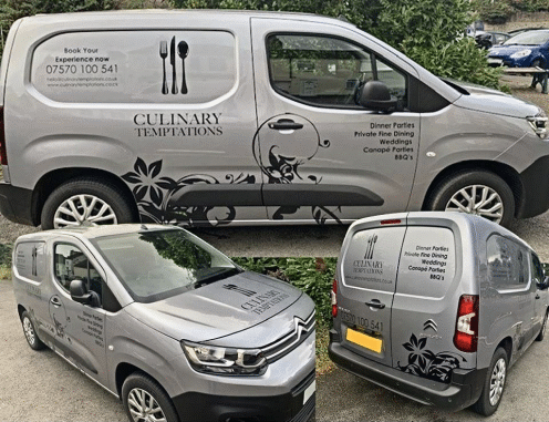 Photo of Culinary Temptations' vans..