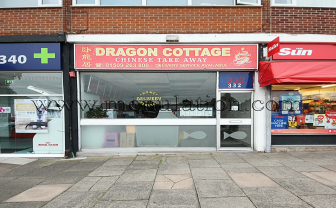 Dragon Cottage Chinese takeaway on Park Road in Loughborough