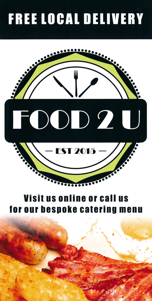 Menu for Food 2 U takeaway and delivery in Long Eaton near Nottingham