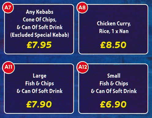 Menu for Briggs Fish Bar Takeaway menu for Briggs Fish Bar on Nottingham Road in Ilkeston - Special Offers