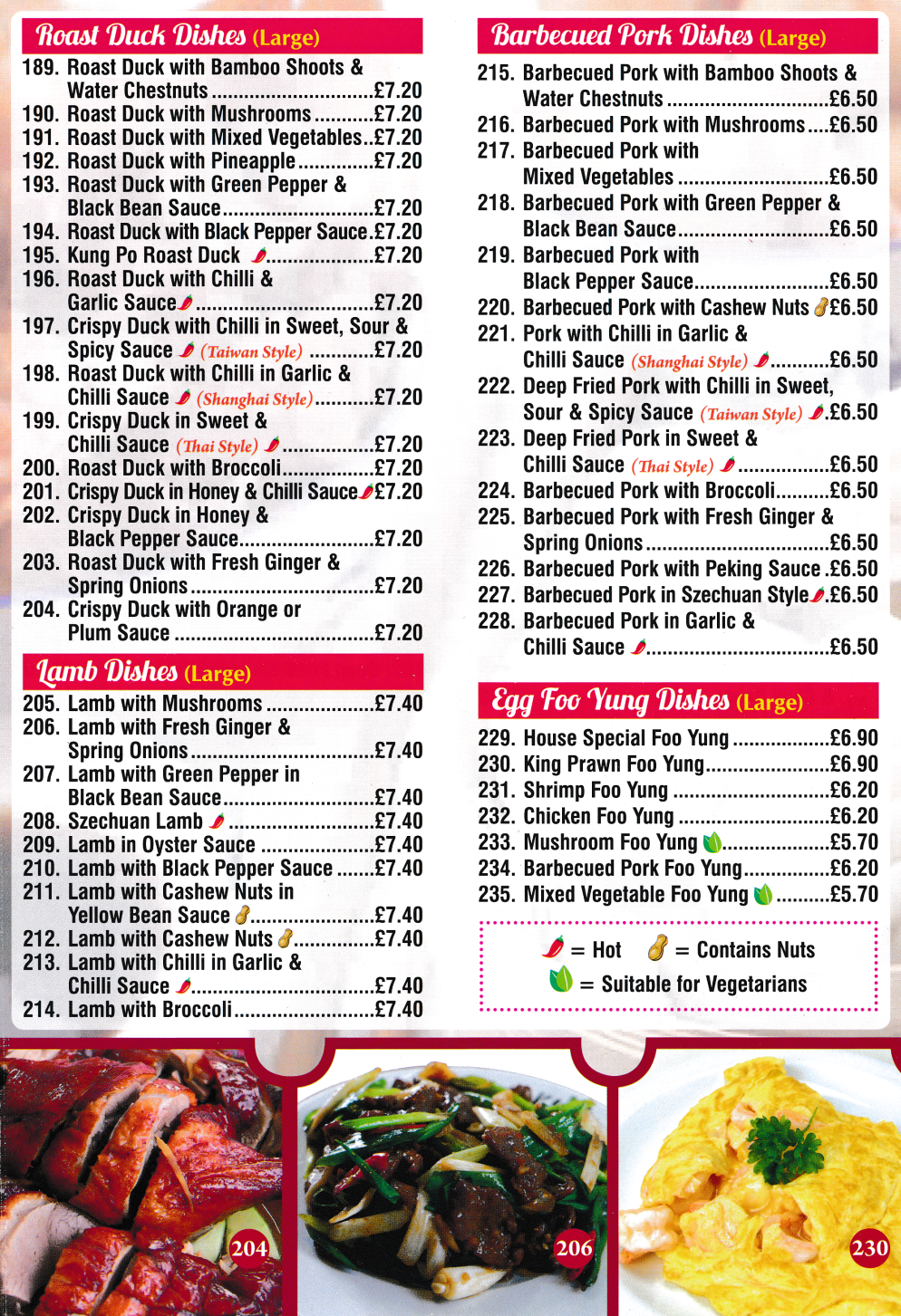 Menu for Classic Canton Chinese takeaway on Nottingham Road in Ripley, Derbyshire DE5 3AX