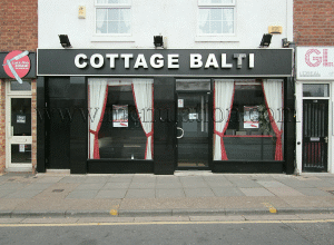 Cottage Balti Indian restaurant and takeaway in Beeston near Nottingham