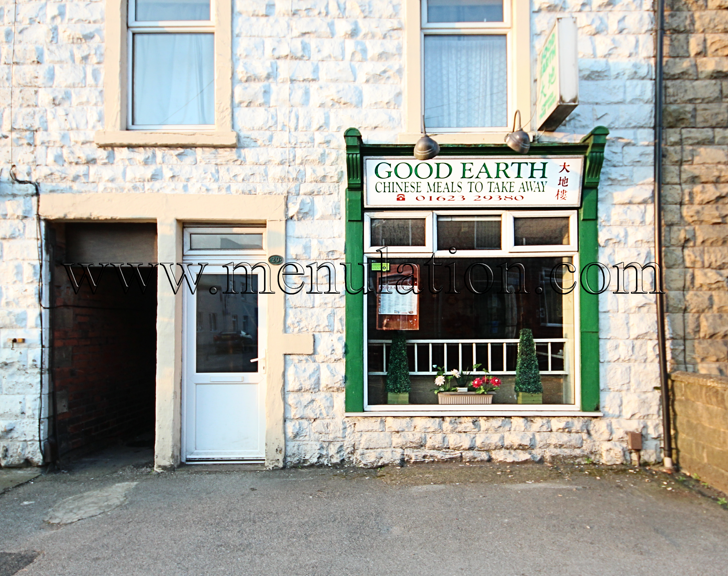 Good Earth Chinese takeaway on Wood Street in Mansfield