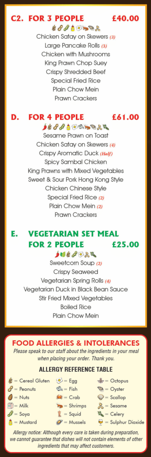 Menu for Happy Phoenix Menu for Happy Phoenix - Chinese, Thai and Japanese Udon dishes to takeaway or delivered in Beeston