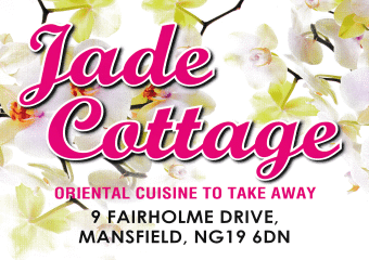 Menu for Jade Cottage Chinese takeaway in Mansfield
