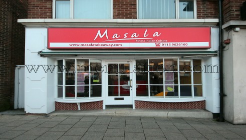 Photo of Masala Indian takeaway in Sherwood, Nottingham