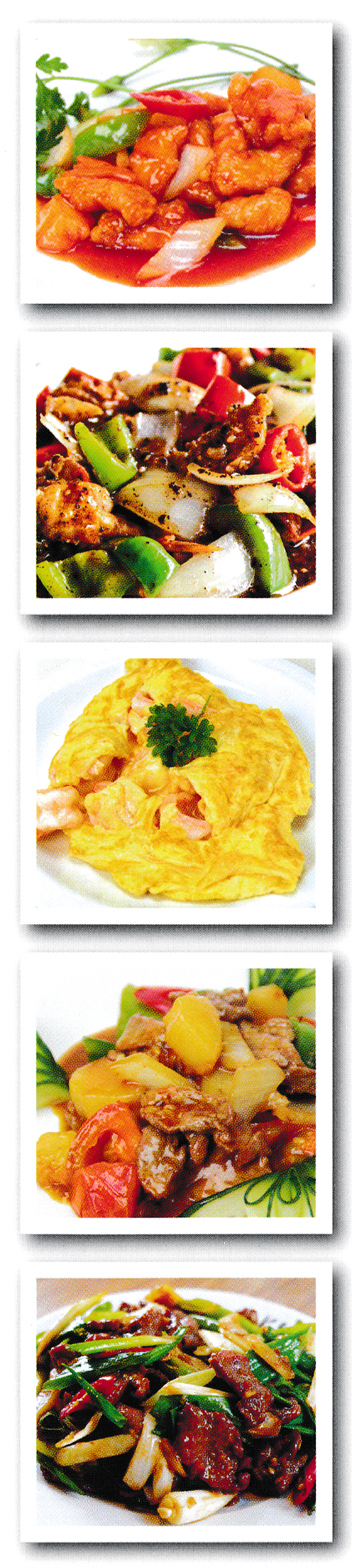 Menu for May Flower Chinese takeaway in Somercotes - photos of Chinese takeaway food dishes