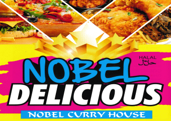 Menu for Nobel Delicious pizzas, curries, kebabs and fast food takeaway in Clifton near Nottingham