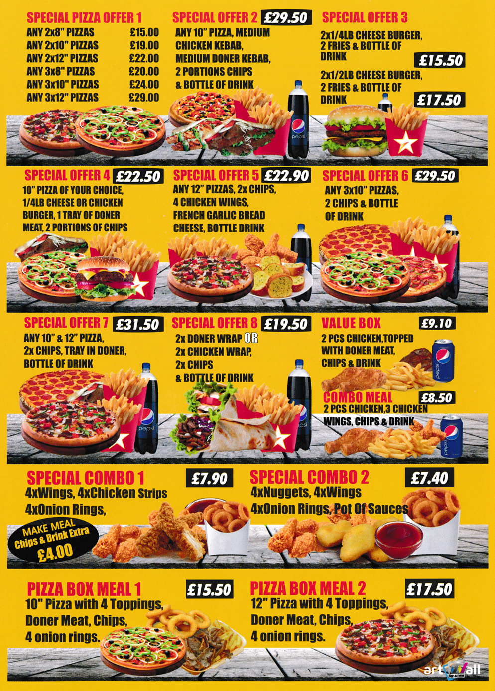 Menu for Pizza Bella Menu for Pizza Bella - Special Offers, Pizza offers.. Pizza Bella on Bath Street in Ilkeston, Derbyshire DE7 8FF