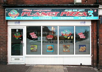 Planet Pizza - pizza and fast food takeaway in Beeston near Nottingham