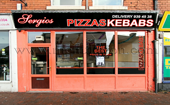Photo of Sergio's pizza, kebab and fast food takeaway in Sandiacre near Nottingham