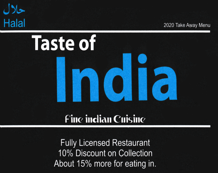 Photo of Taste Of India; Indian restaurant and takeaway in Lenton, Nottingham