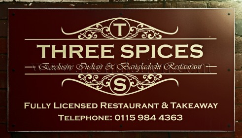 Photo of Three Spices Indian restaurant and takeaway in Ruddington near Nottingham
