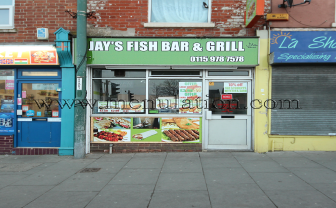 Jay's Fish Bar - fish and chips, kebabs and fast food takeaway in Radford, Nottingham