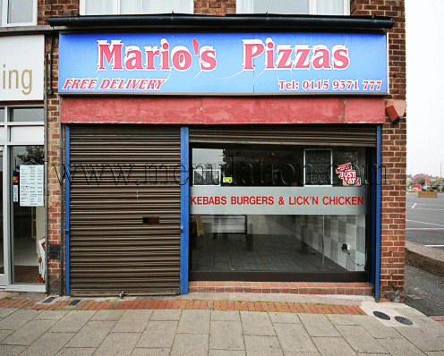 Photo of Mario's pizza and fast food takeaway in Keyworth near Nottingham