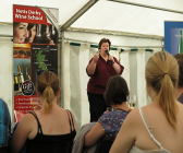 Wine tasting at Nottingham Food & Drink festival