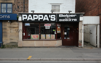 Photo of Pappa's Pizza takeaway on Bridge Street in Belper, Derbyshire