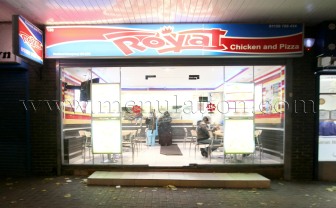 Royal Chicken & Pizza restaurant and takeaway in Hyson Green, Nottingham