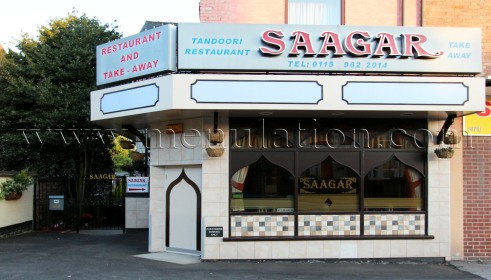 Photo of Saagar Indian restaurant and takeaway in Sherwood, Nottingham