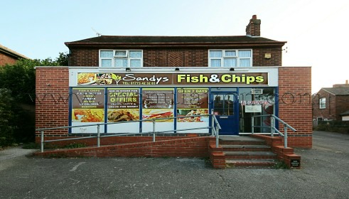 Photo of Sandys; Fish and Chips, Pizzas, Kebabs and fast food takeaway in Eastwood near Nottingham